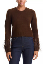 BRIANA FEATHER PULLOVER Sassanova