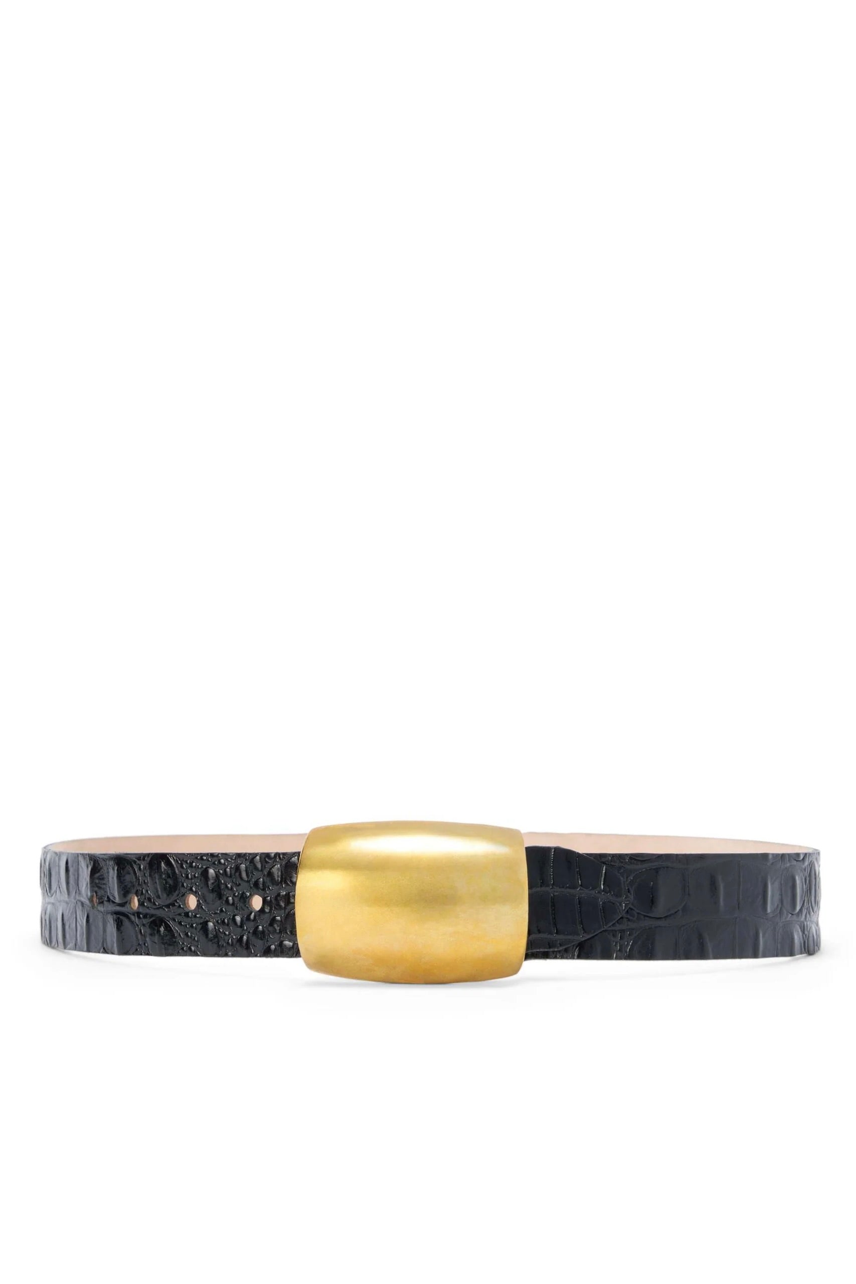 MILOU DOMED CROC EMB BELT
sassanova