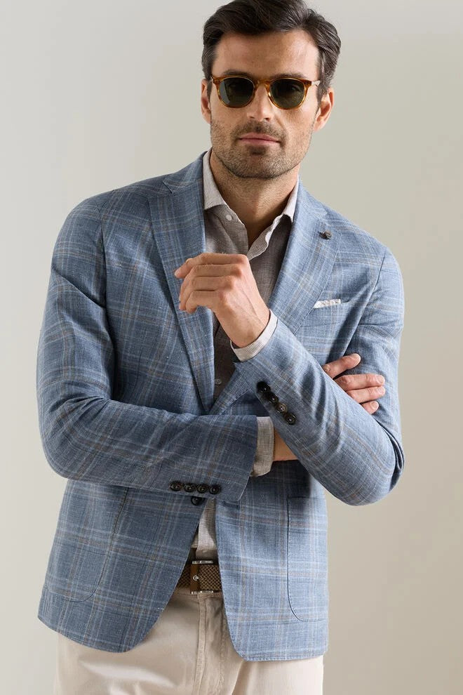 HERTFORD PLAID SOFT JACKET - Sport Coats - Novaman