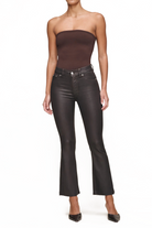 BRIDGET BOOT HIGH RISE CROP COATED - sassanova