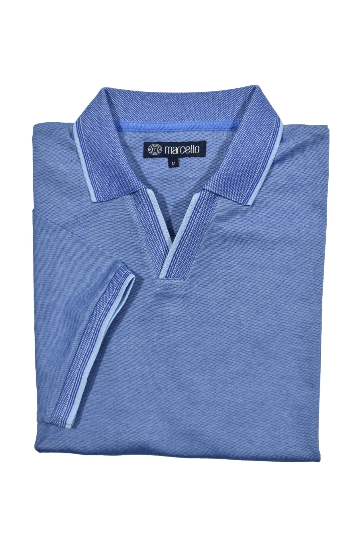 SOLID JOHNNY COLLAR POLO - Polos - Novaman