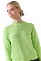 TILLY TEXTURED STRIPE CREW - Sweaters - Sassanova