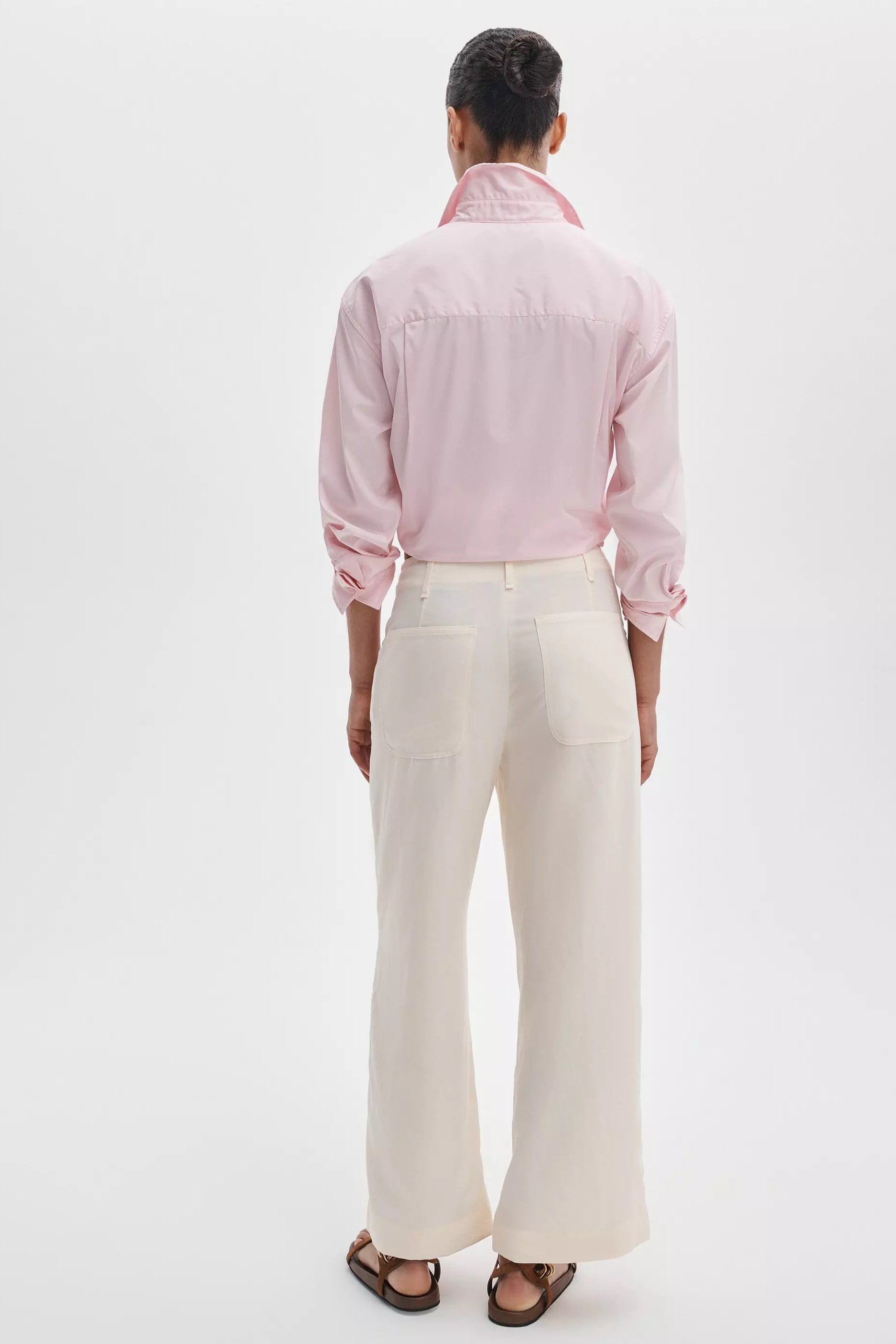 ALLISON LINEN PANT - Pants - Sassanova