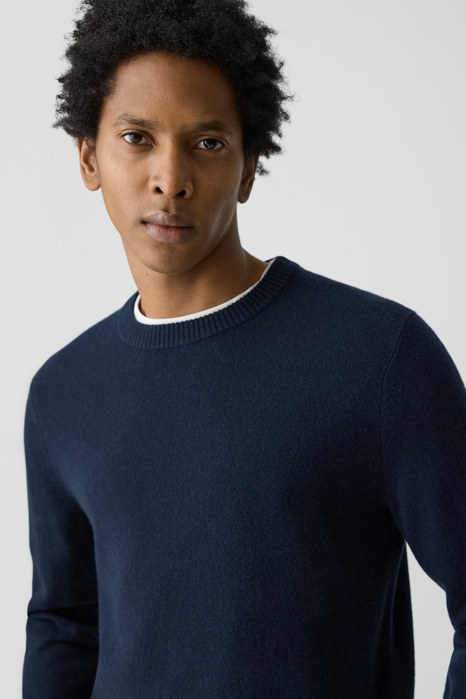 HILLES CASHMERE CREW - Sweaters - Novaman