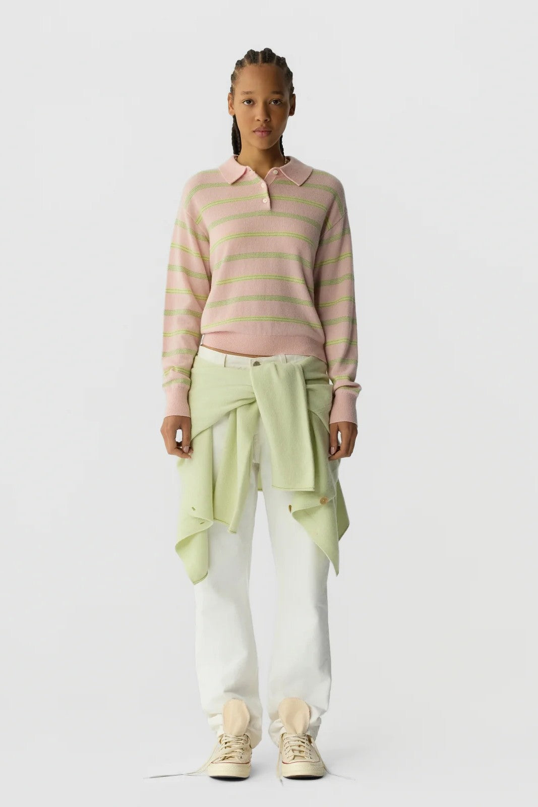 COLLEGIATE STRIPE POLO - Sweaters - Sassanova