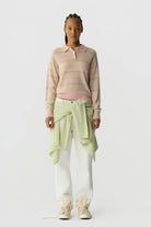 COLLEGIATE STRIPE POLO - Sweaters - Sassanova