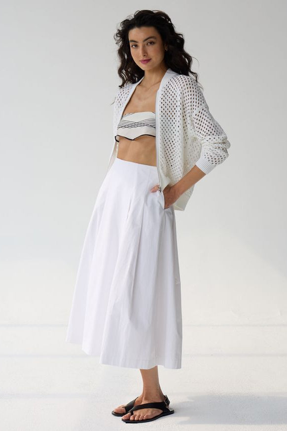 MESH BOMBER - Sweaters - Sassanova