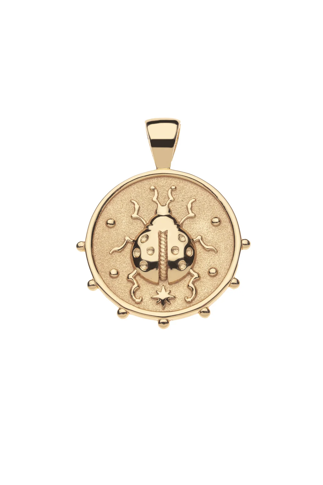 LUCK BE A LADYBUG SMALL PENDANT- SATELLITE CHAIN - Necklaces - Sassanova