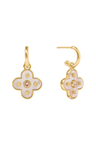 COLETTE HOOP & CHARM EARRING - Earrings - Sassanova