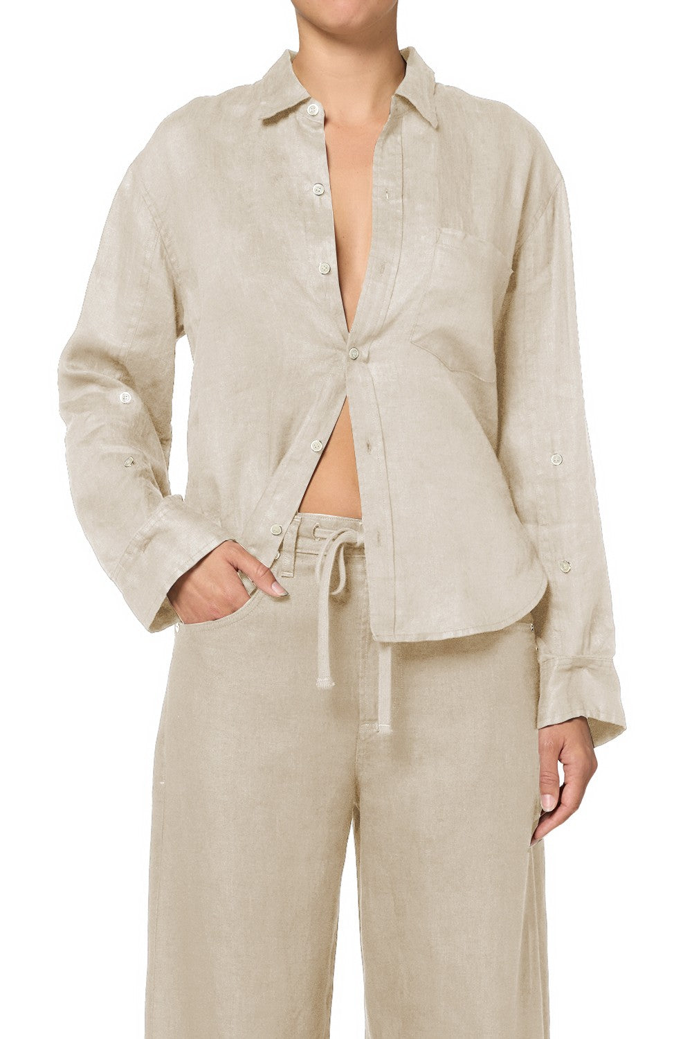 KAYLA SHRUNKEN BLOUSE - Blouses - Sassanova