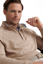 GRANT BIRDSEYE 1/4 ZIP - sassanova