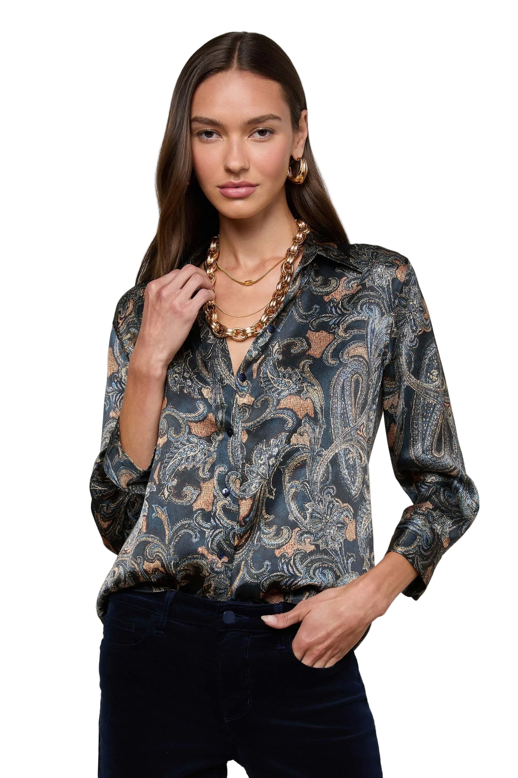 DANI 3/4 SLV BLOUSE (40126ETQ)
sassanova