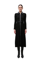ISMELLE COLLARED MIDI DRESS Sassanova
