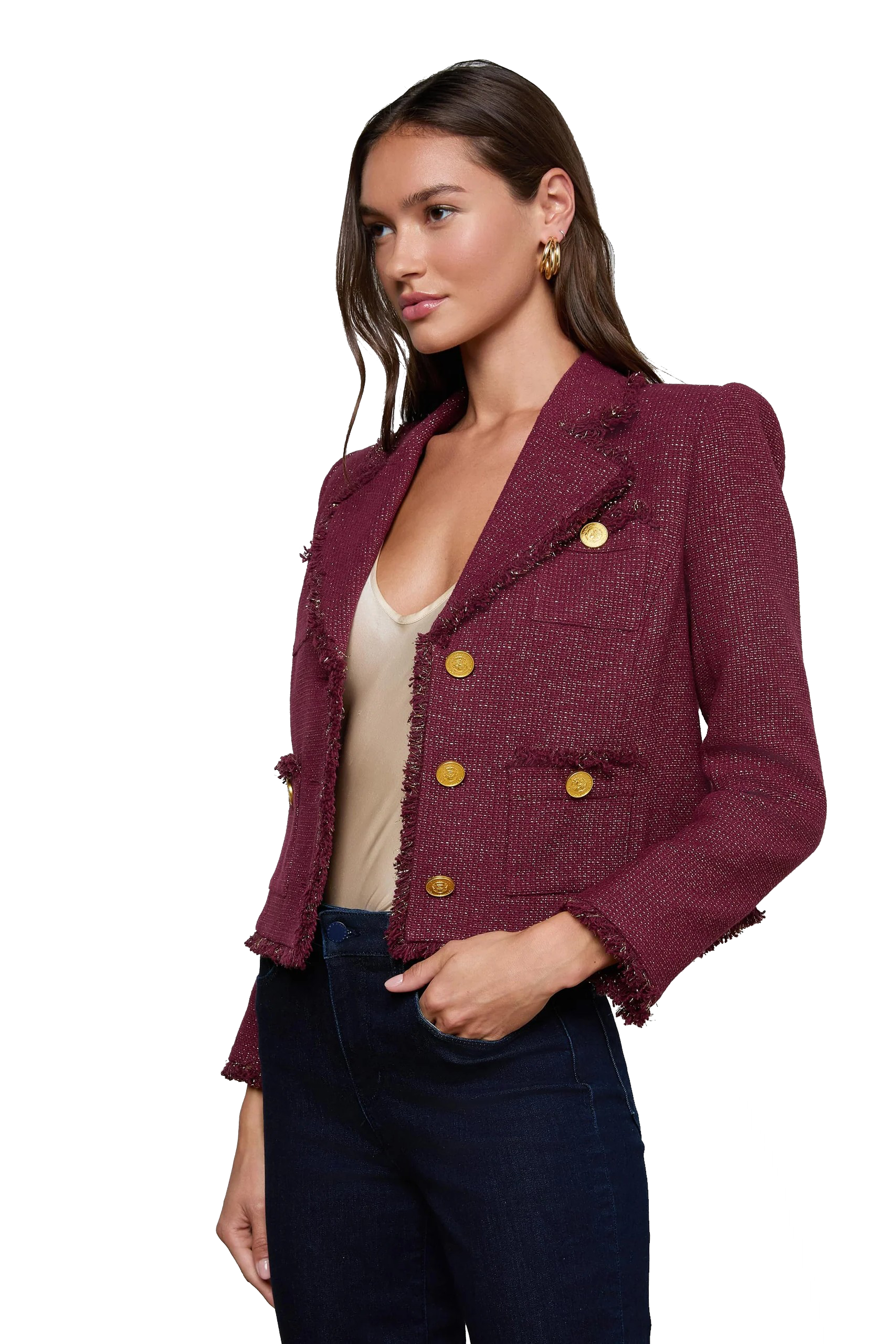 SYLVIA COLLARED JACKET (1779CNQ2) - Sassanova