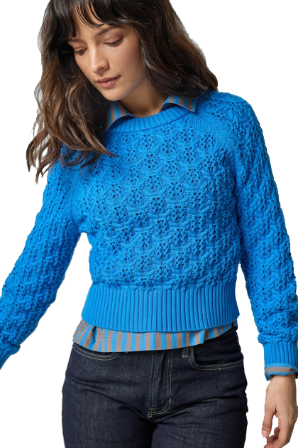EASY SLV RAGLAN SWEATER (PA3215) - Sassanova