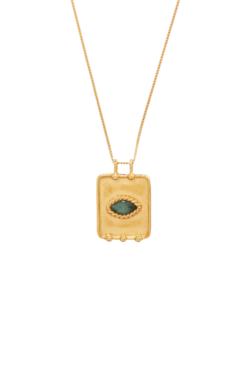 EMERALD MARQUE PENDANT NECKLACE (NG-15286)
sassanova