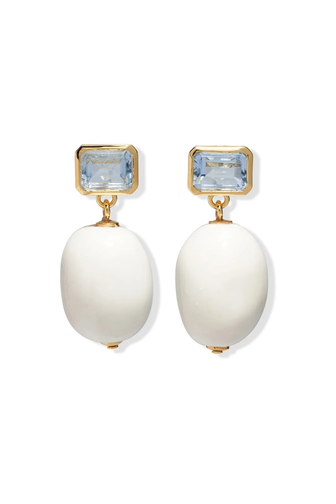 LA PAZ EARRINGS IN IVORY - Earrings - Sassanova