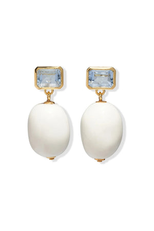 LA PAZ EARRINGS IN IVORY