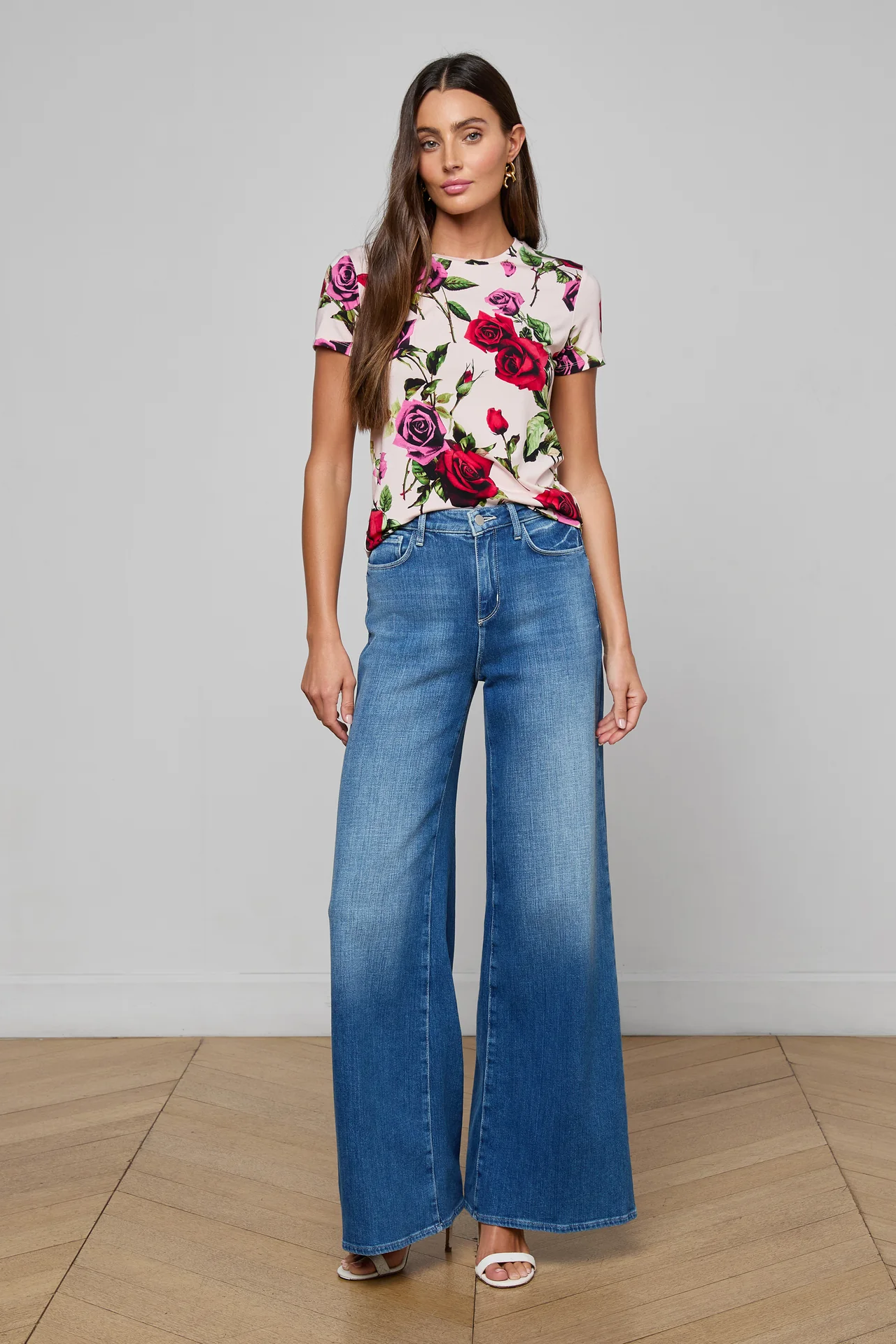 RESSI SS ROMANTIC ROSE TEE - T-shirts - Sassanova