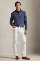LONG SLEEVE TEXTURED 1/2 ZIP PULLOVER - Sweaters - Novaman
