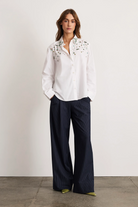 MARGAUX EMBELLISHED TOP - Blouses - Sassanova