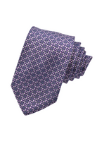WOVEN JACQUARD CLOVER PINDOT PURPLE OS - Ties - Novaman