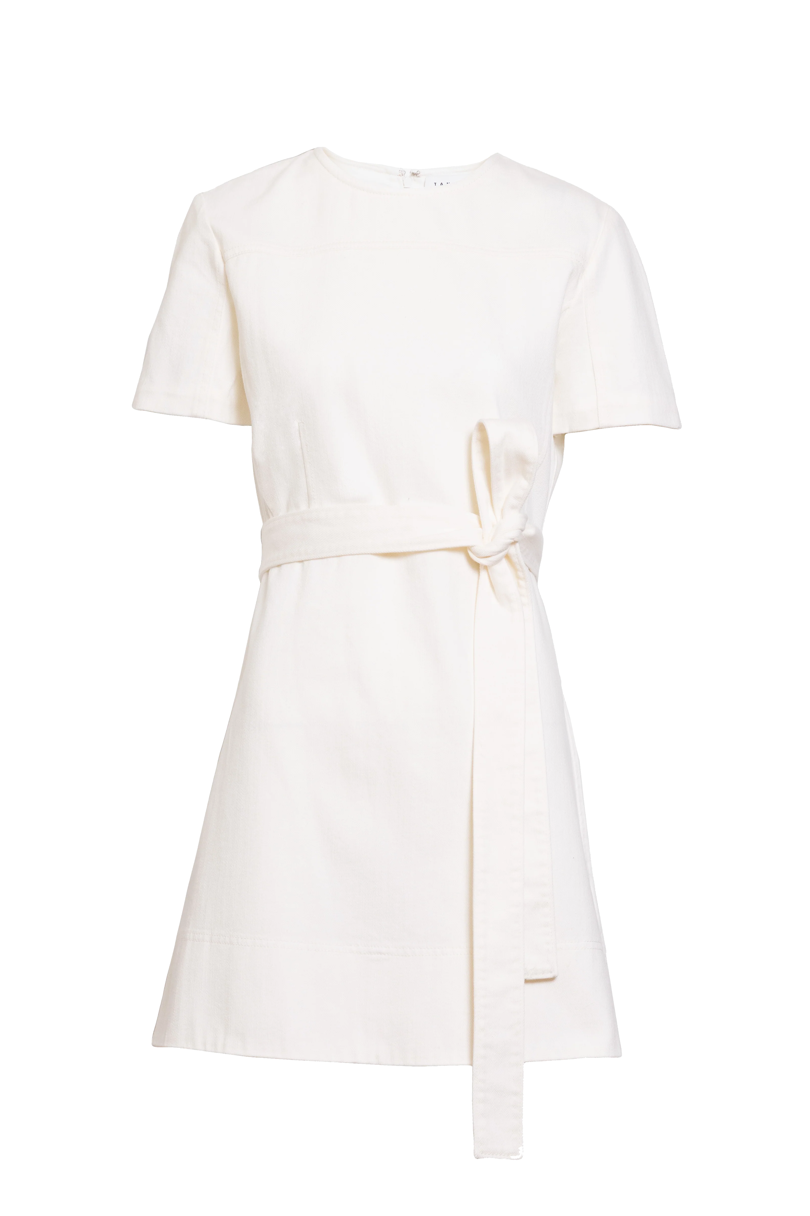 SHORT ELLA DENIM DRESS - Dresses - Sassanova