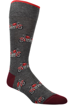 MOTORCYCLE SOCKS CHARCOAL Sassanova / Novaman