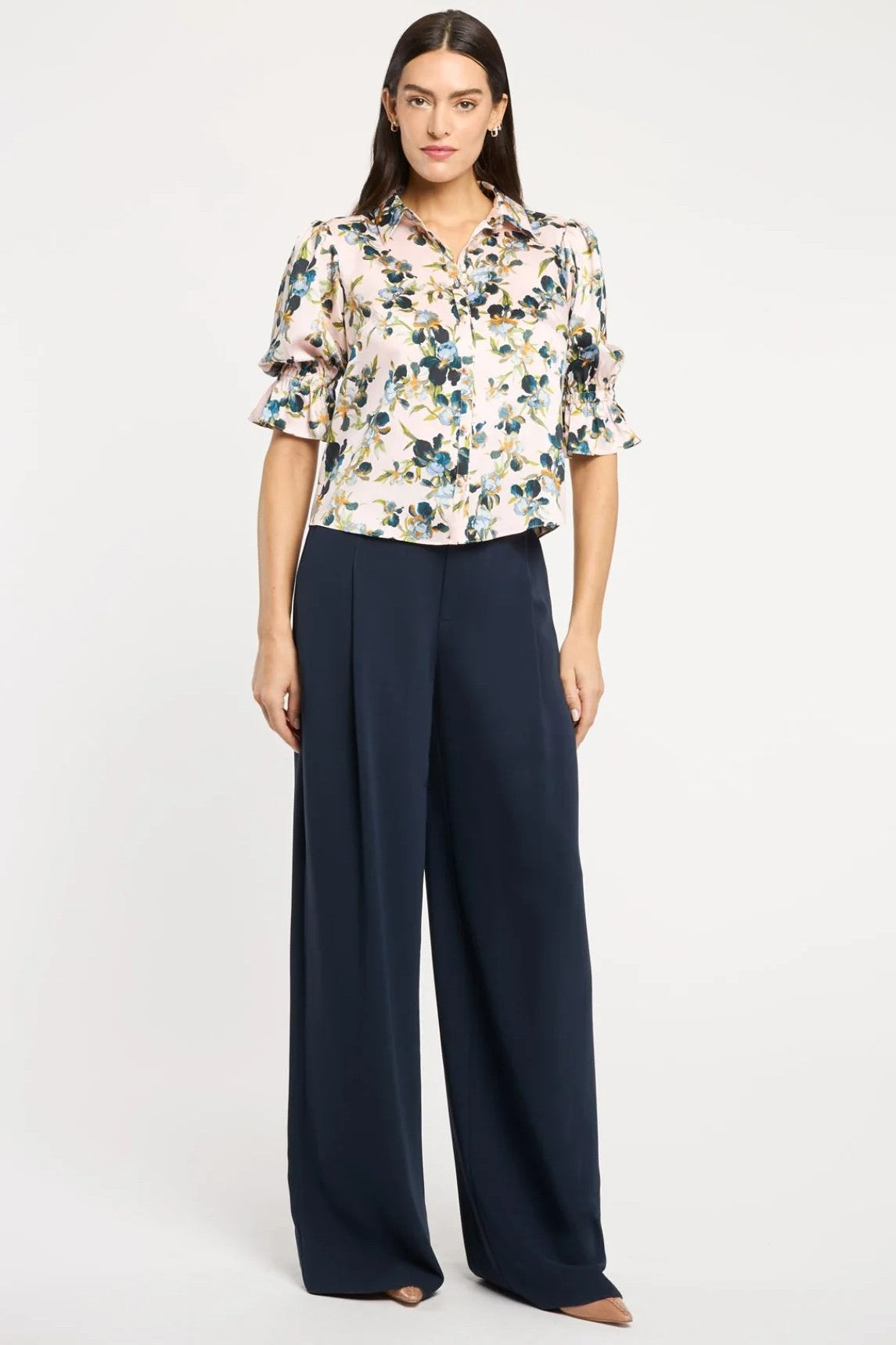 TRAILING IRIS FIONA TOP - Blouses - Sassanova