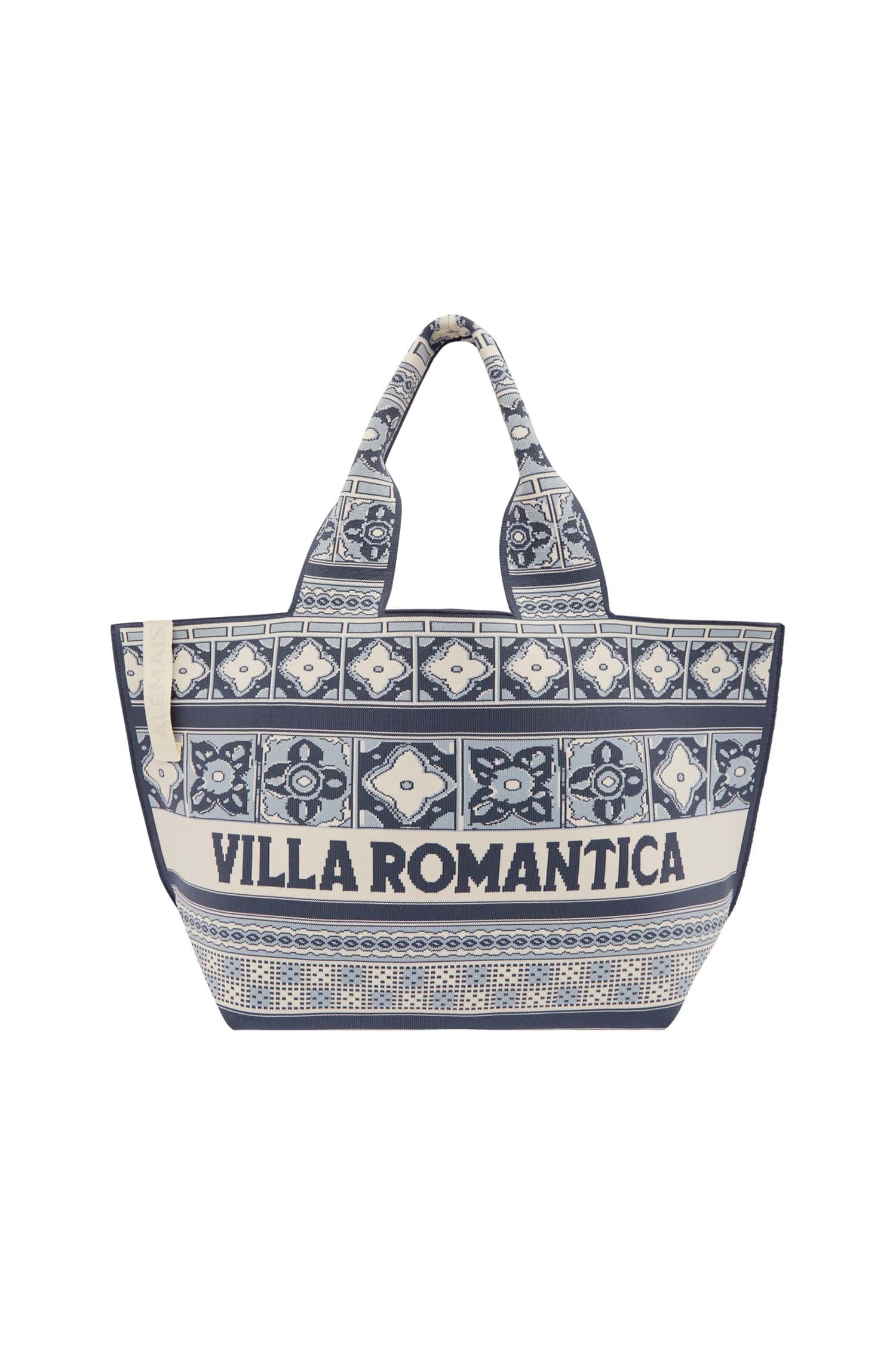 VILLA ROMANTICA JACQUARD MAXI TOTE - sassanova