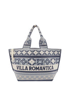 VILLA ROMANTICA JACQUARD MAXI TOTE - sassanova