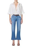 GOLDIE KICK FLARE RAW HEM JEAN - Jeans - Sassanova