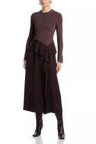 ORNELLA LONG SLEEVE MIDI DRESS Sassanova