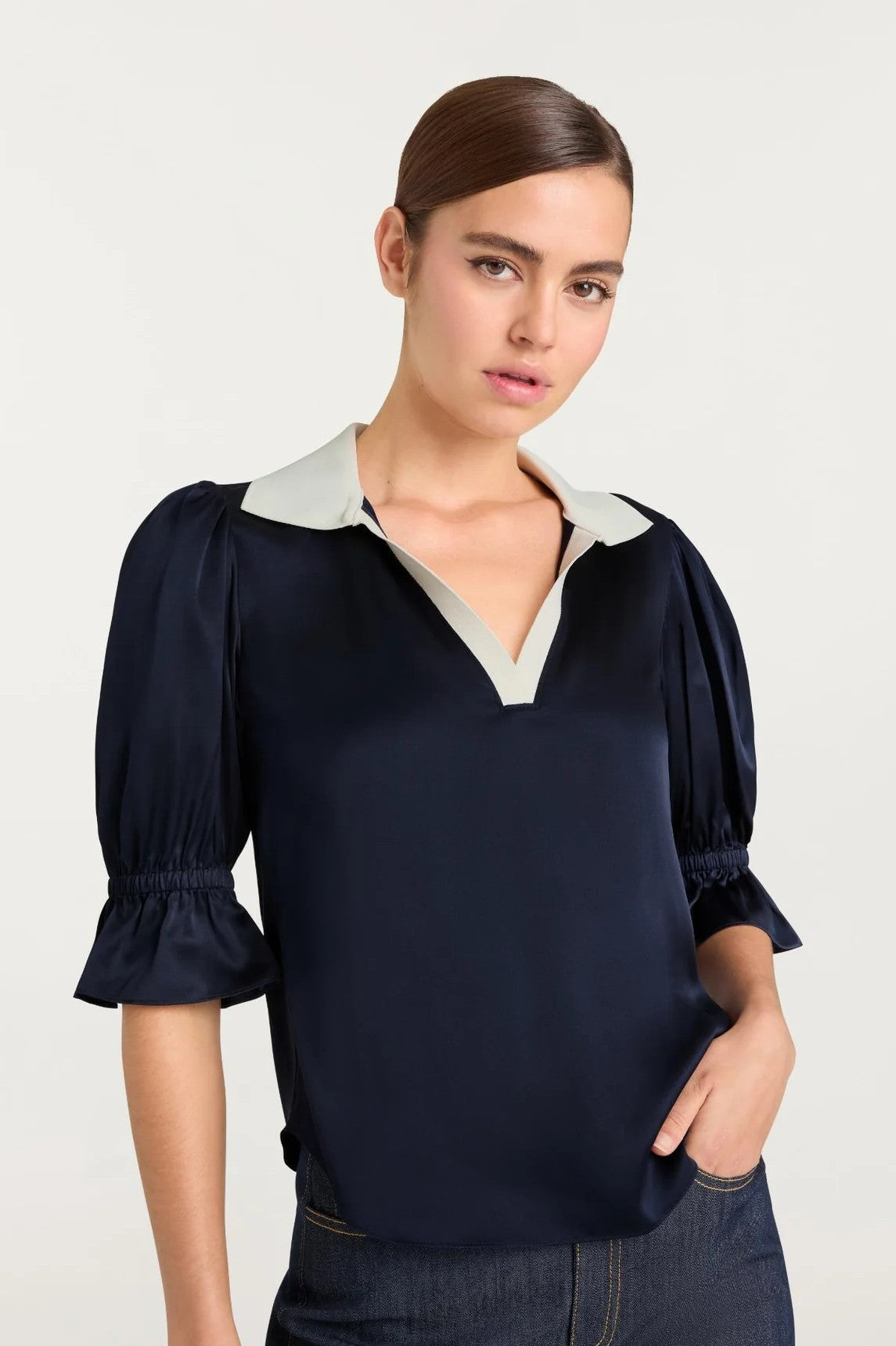 FREIDA TOP - Blouses - Sassanova