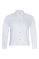 FAWN SCARF BACK 3/4 SLEEVE BLOUSE - Blouses - Sassanova