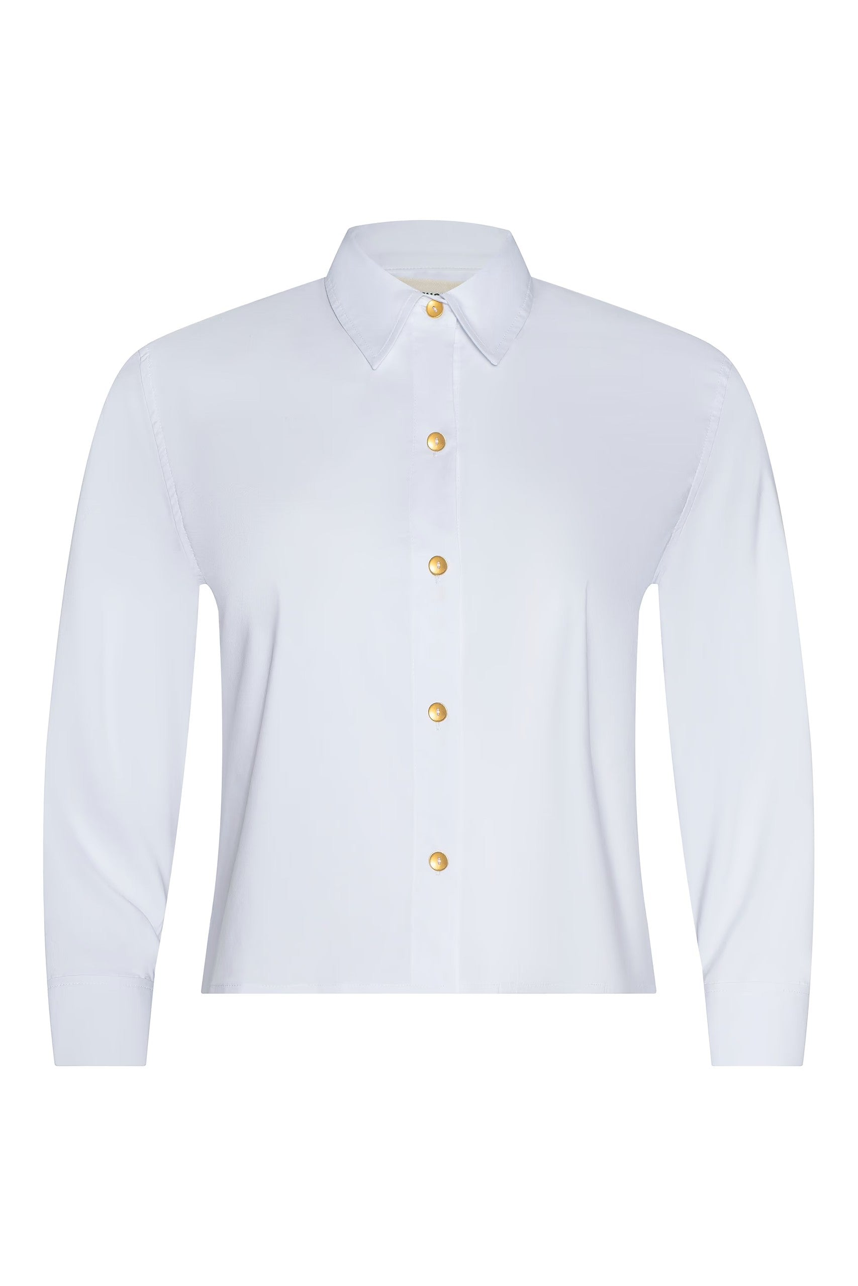 FAWN SCARF BACK 3/4 SLEEVE BLOUSE - Blouses - Sassanova