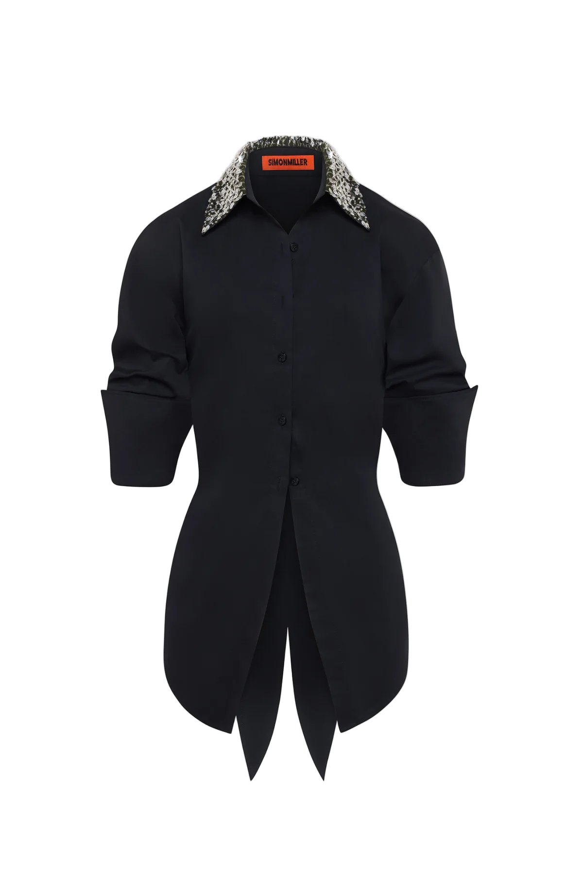 LOCH EMBELLISHED BUTTON UP - Blouses - Sassanova