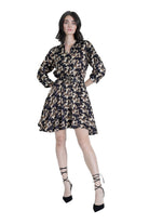 MORA PRINT MINI DRESS-Sassanova