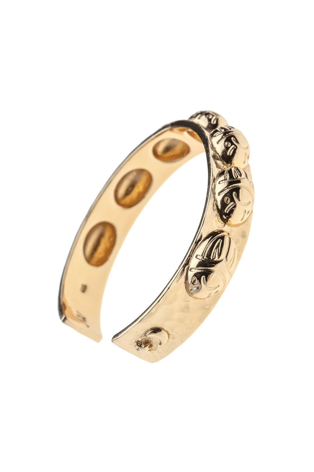 PROTECT SCARAB CUFF- GOLD