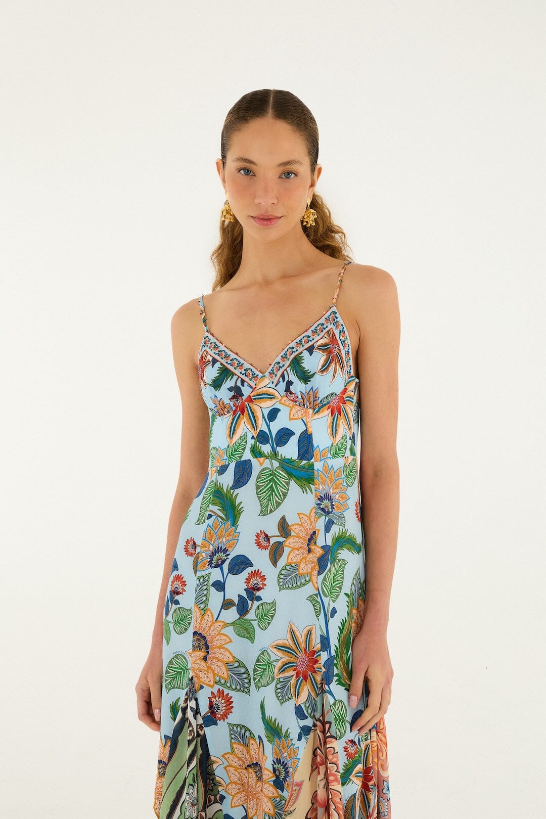 FLORAL DELHI MAXI DRESS - Dresses - Sassanova