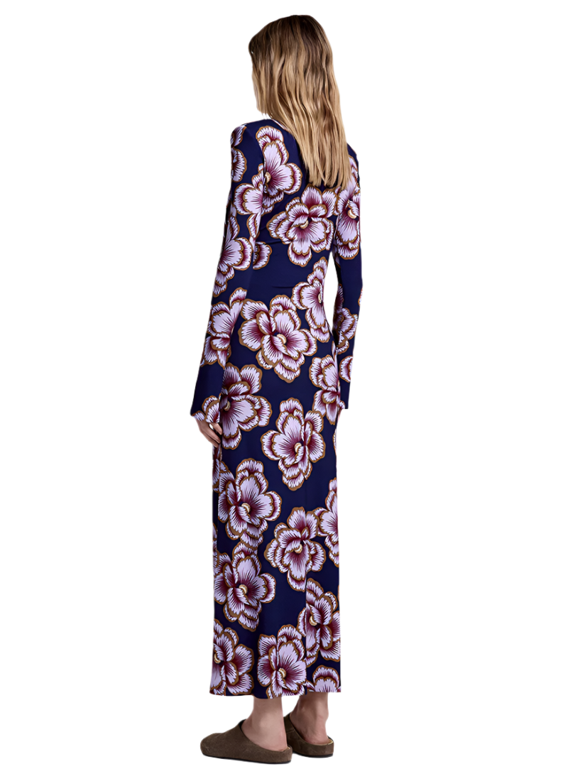 CREWNECK MIDI DRESS-Sassanova