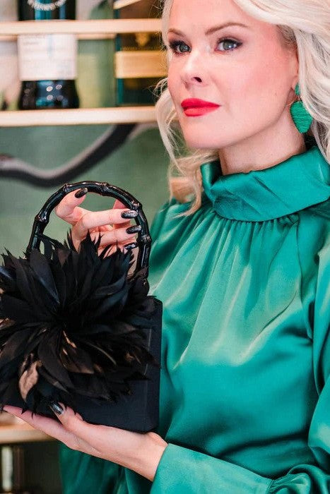 LULU FAILLE HANDBAG - Sassanova