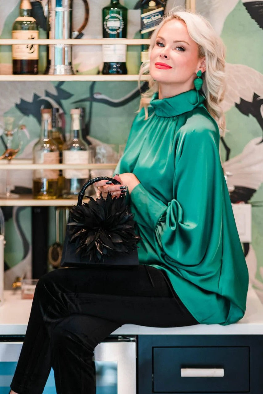 LULU FAILLE HANDBAG - Sassanova