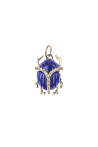 PROTECT GUARDIAN LAPIS SCARAB PENDANT- CLASSIC ROLO CHAIN sassanova