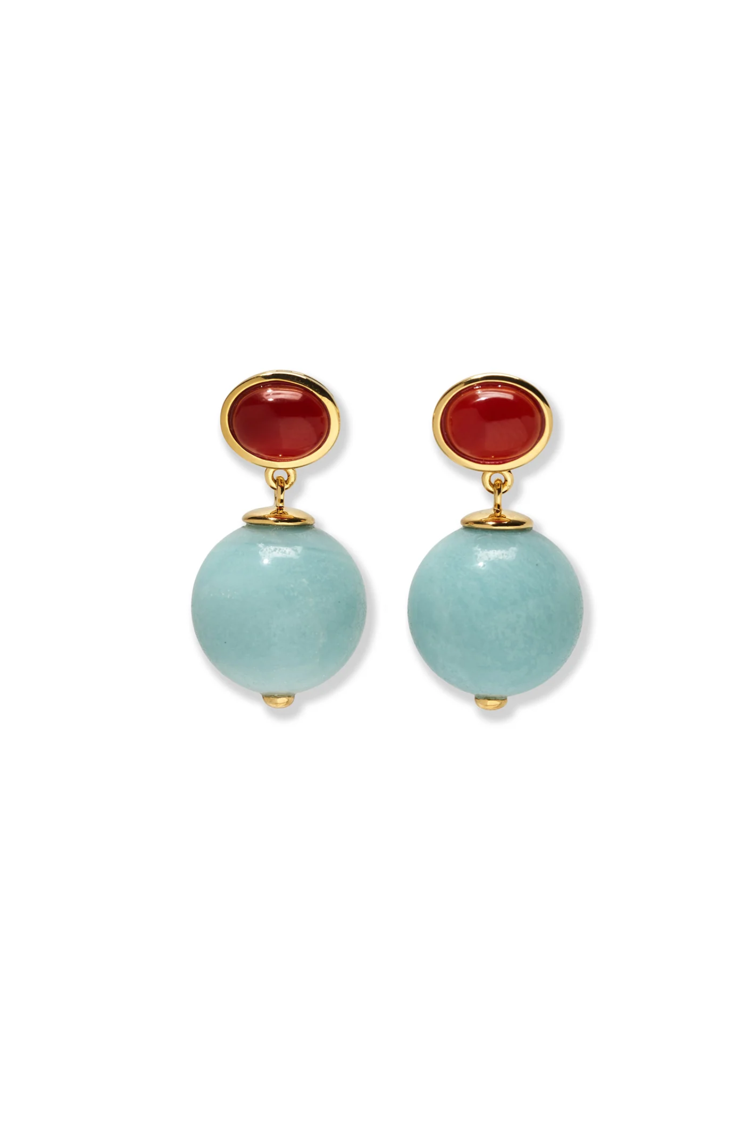 UMBRIA EARRINGS IN AMAZONITE Sassanova