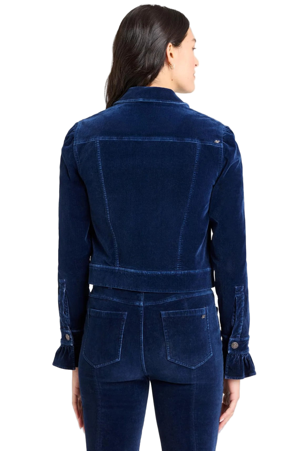 VELVET DENIM DERYN JACKET - Jackets - Sassanova
