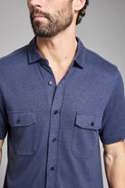 COTTON KNIT SPORT SHIRT - Short Sleeved Shirts - Novaman