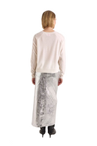 CRYSTAL CABLE SLV SWEAT - Sassanova