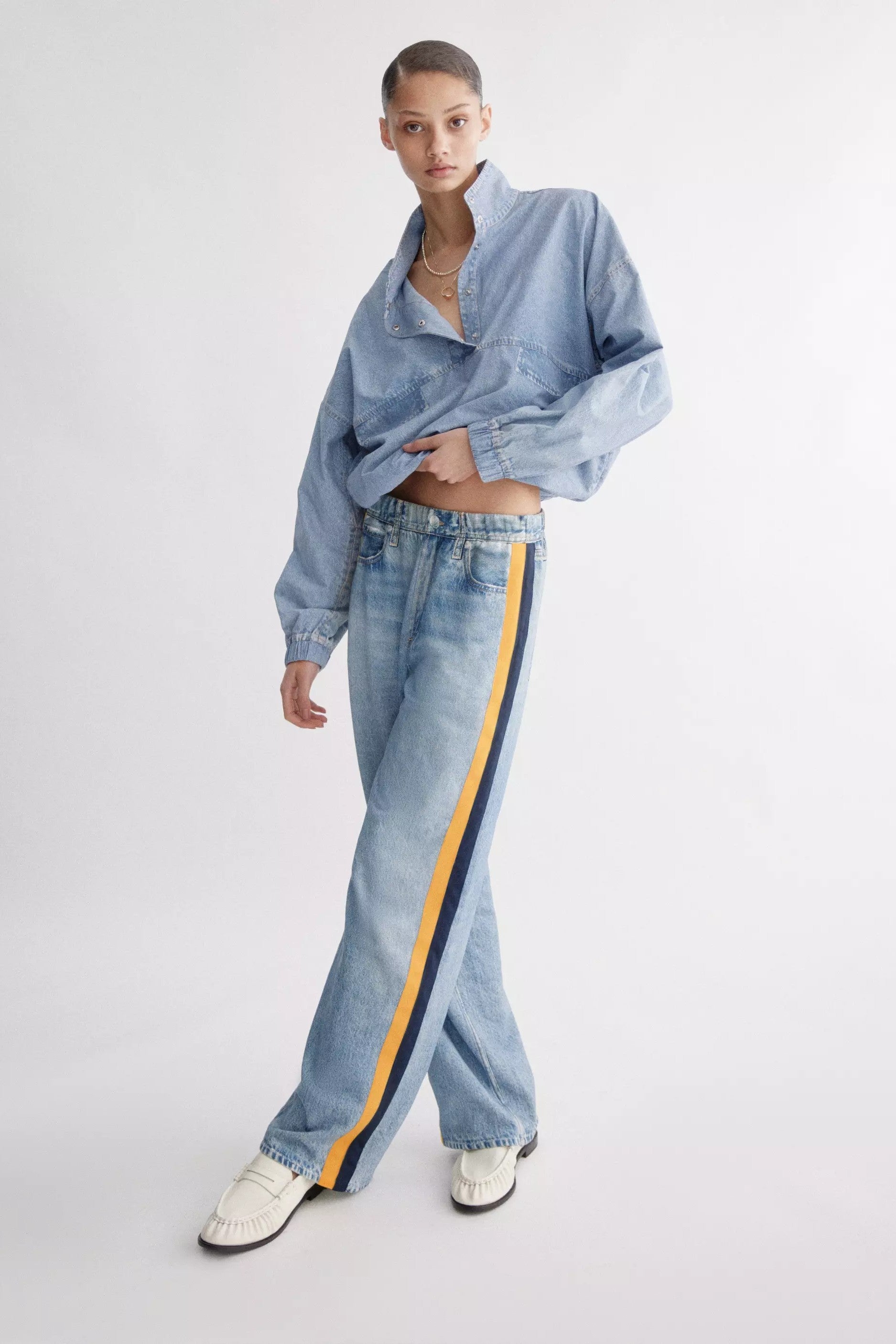 MIRAMAR TERRY TRACK PULL ON PANT - Jeans - Sassanova