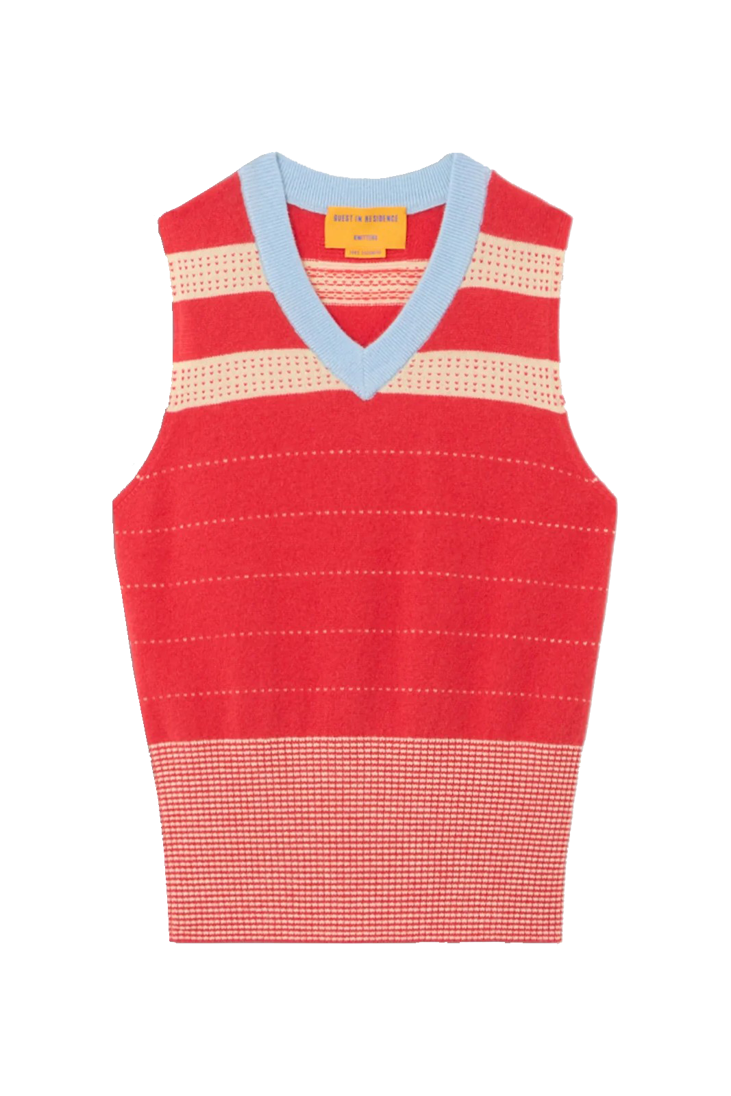 COLLEGIATE STRIPE VEST - Sweaters - Sassanova